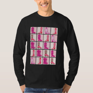Cowgirl-Coquette-Karton mit gestapelten Coquette-K T-Shirt