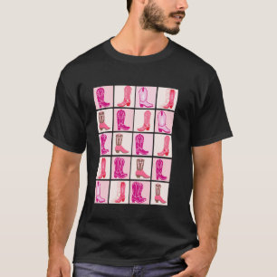 Cowgirl-Coquette-Karton mit gestapelten Coquette-K T-Shirt