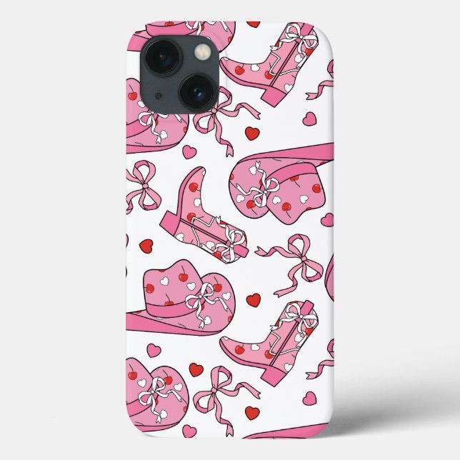 Cowgirl Coquette Pink Case-Mate iPhone Hülle (Rückseite)