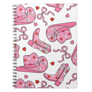 Cowgirl Coquette Pink Notizblock