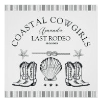 Cowgirl Cowgirl Boots Western Junggeselinnen-Absch