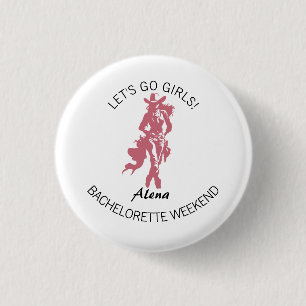 Cowgirl-Crew-Junggesellinnen-Abschiedsparty Button