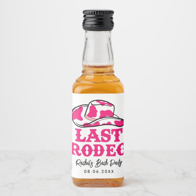 Cowgirl Disco Alkoholflaschenetikett (Vorderseite)