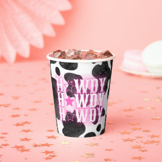 Cowgirl Disco Drinks Cups Pappbecher