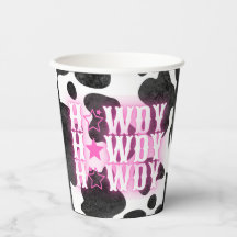 Cowgirl Disco Drinks Cups