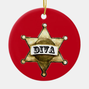 "Cowgirl" Diva Ornament