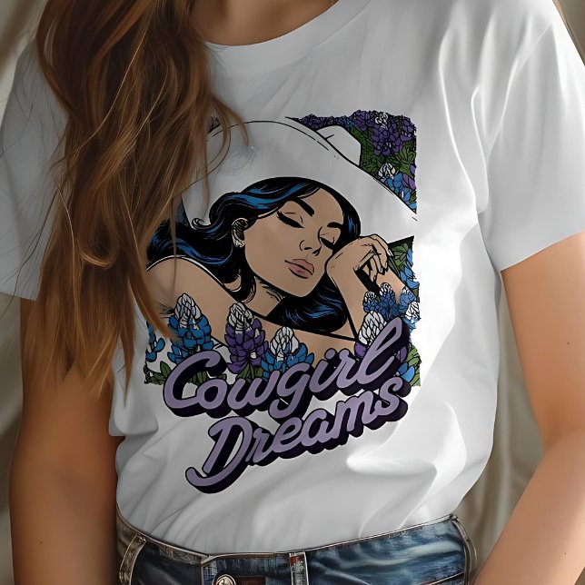 Cowgirl Dreams Bluebonnet Field Western Shirt (Cowgirl Dreams Bluebonnet Field Western Shirt)