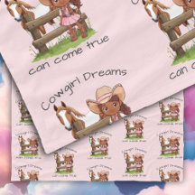 Cowgirl Dreams können True Pink Fleece Blankon