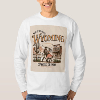 Cowgirl Dreams T-Shirt Design