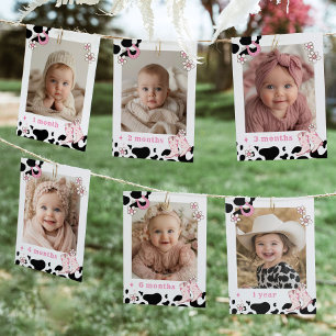 Cowgirl First Rodeo Photo carte mensuelle