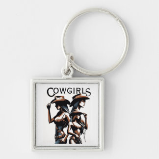 Cowgirl-Freundinnen Schlüsselanhänger