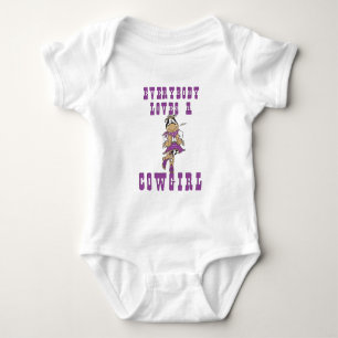 CowGirl-Geschenke Baby Strampler