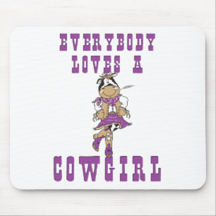 CowGirl-Geschenke Mousepad