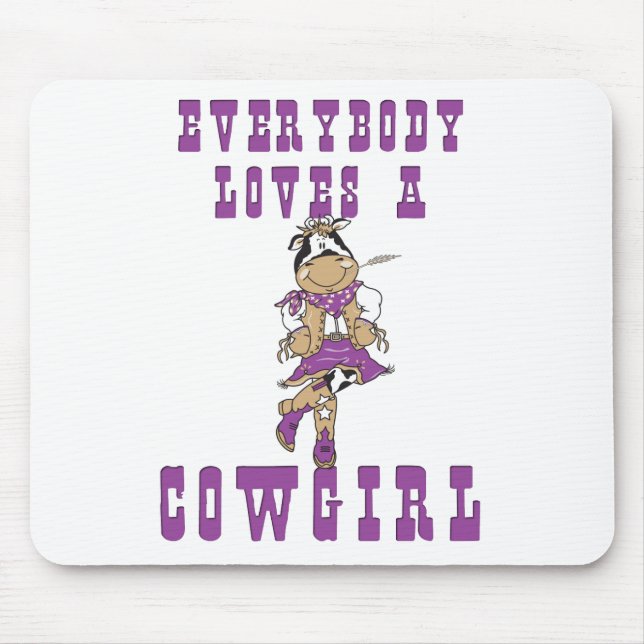 CowGirl-Geschenke Mousepad (Vorne)