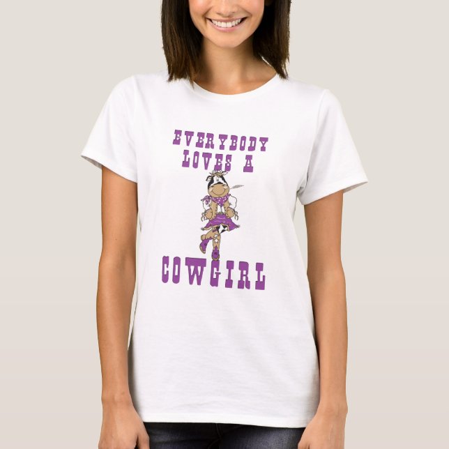 CowGirl-Geschenke T-Shirt (Vorderseite)