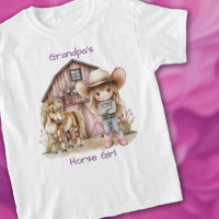Cowgirl Grandpas Horse Girl Pink Country Stall Pon
