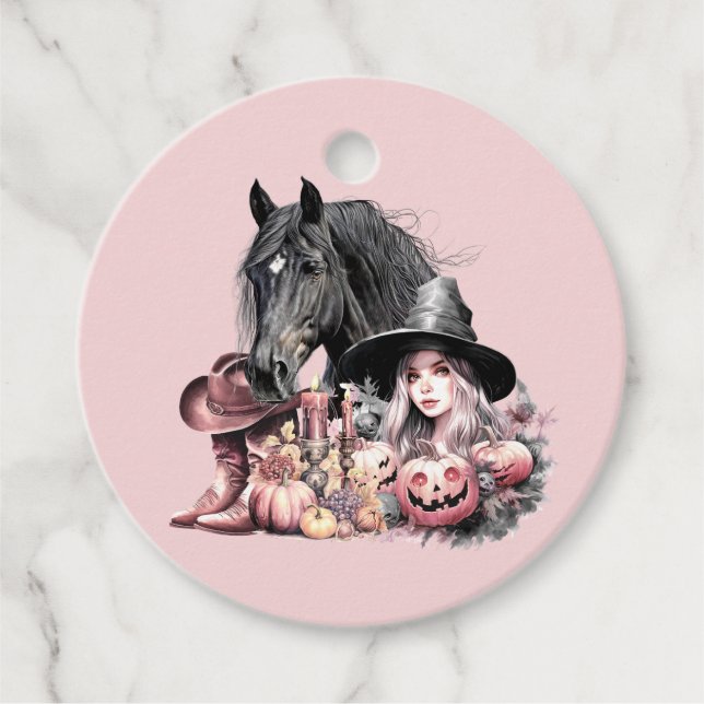 Cowgirl Halloween Pferde Brüder sind für Amateure Geschenkanhänger (Vorderseite)