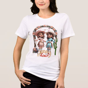 Cowgirl-Hochzeitsfeier – Western-Ästhetik für Tri-Blend Shirt