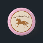 Cowgirl Horse Kid Girl's Birthday Party Thema Button<br><div class="desc">Dieses bezaubernde Cowgirl 1. Geburtstag Party Thema ist perfekt für den ein Jahr alt,  dass Lieben Pferde und Ponys! Auch gut für jedes Kind,  besonders ein Mädchen! Jeder Pony-Liebhaber wird sich freuen,  seinen ersten Geburtstag zu feiern! Ideal für ein kleines Mädchen's Party!</div>