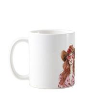 Cowgirl-Hut Rote Haare Rosa Herzen Sonnenbrille