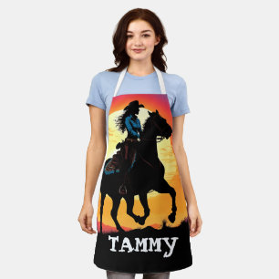 COWGiRL INDIVIDUELL PERSONALISIERTES KÜCHENSCHÜRZE Schürze