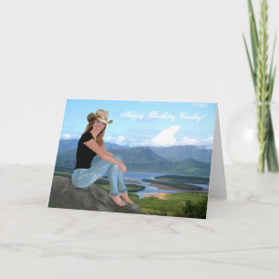 Cowgirl - Joyeux Anniversaire Cowboy - Carte