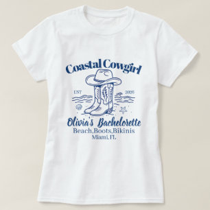 Cowgirl Junggeselinnen-Abschied Club T - Shirt