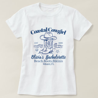 Cowgirl Junggeselinnen-Abschied Club T - Shirt