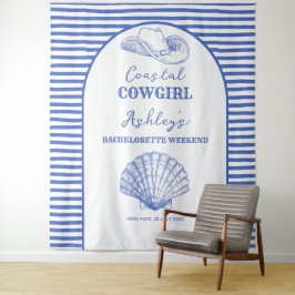 Cowgirl-Junggeselinnen-Abschied-Dekoration an der  Wandteppich