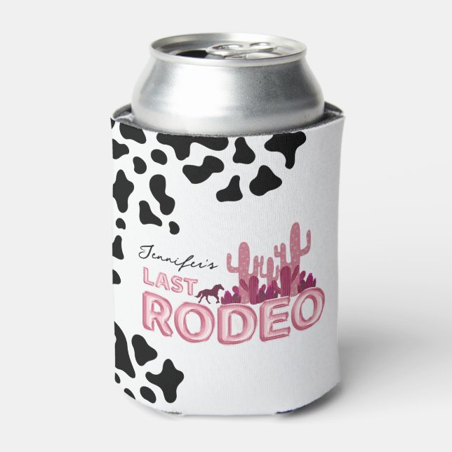 Cowgirl Junggeselinnen-Abschied Last rodeo Dosenkühler (Kanne Vorderseite)