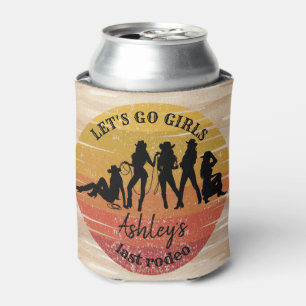 Cowgirl Junggeselinnen-Abschied personalisierter N Dosenkühler