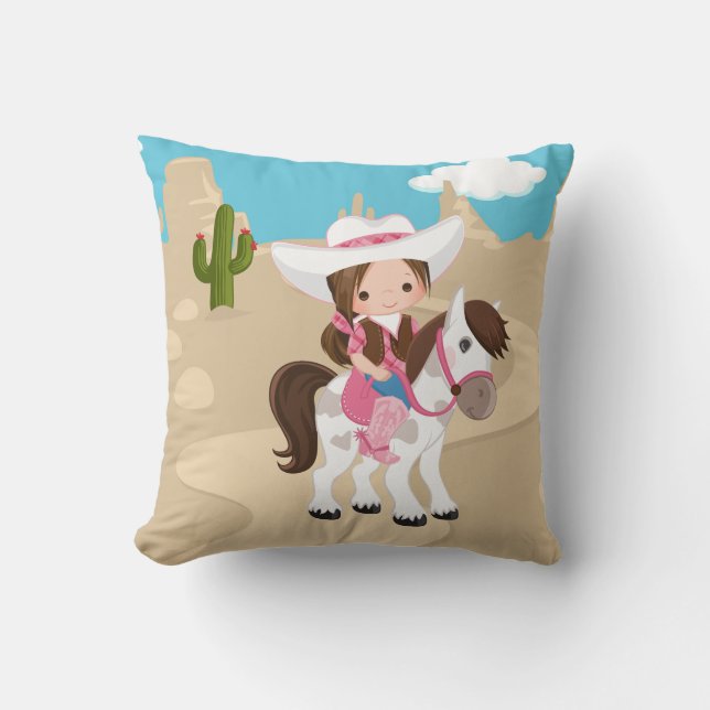 Cowgirl Kissen (Vorderseite)