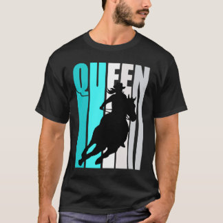 Cowgirl Königin Rodeo Frauen Südliche Mädchen West T-Shirt
