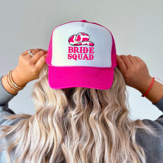 Cowgirl Last Rodeo Bachelorette Bride Squad Truckerkappe