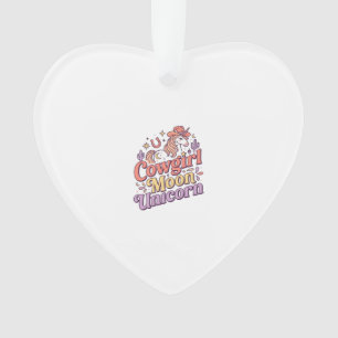 Cowgirl Licorne Lune Licorne Marchandises Fantaisi