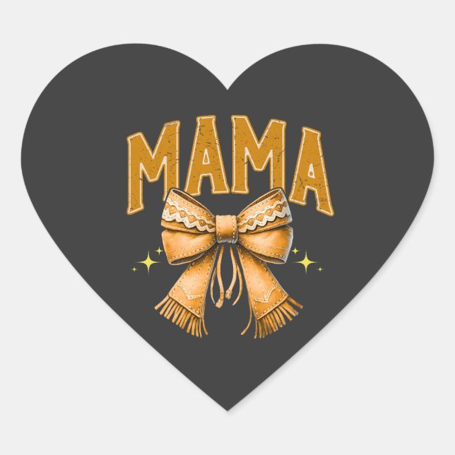 Cowgirl Mama - Autocollants occidentaux (Devant)