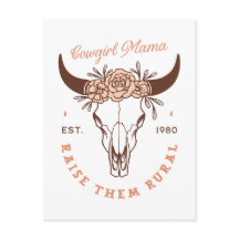 Cowgirl Mama Country Mama Mutter Hausfrau Tag