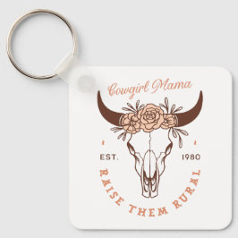 Cowgirl Mama Country Mama soll sie ländlich erzieh Schlüsselanhänger