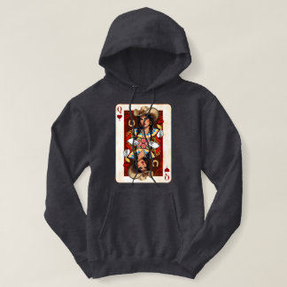 Cowgirl Midwest Queen of Hearts Card - Liebe Luck Hoodie