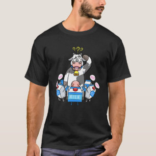 Cowgirl Milchkartons nennen Kuh Mama Milk Bauer Ku T-Shirt
