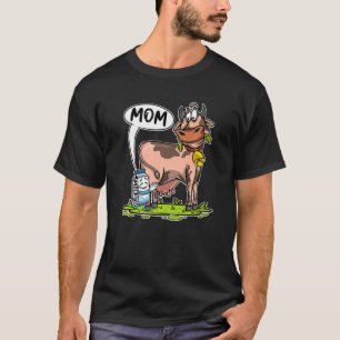 Cowgirl Milk Carton Call Kuh Mama Milch Bauer Kuh T-Shirt