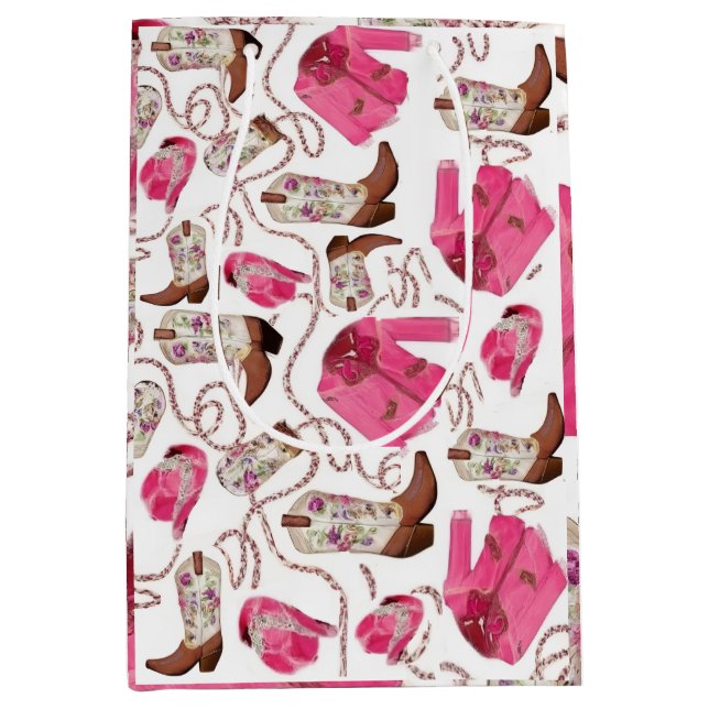 COWGIRL MITTLERE GESCHENKTÜTE (Vorderseite)