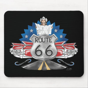 Cowgirl Mousepad des Weg-66