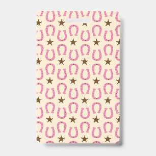 Cowgirl Pink Horseshoe Sheriff Star Country Texas Ausweis