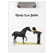 Cowgirl Pinup mit Pferdeklappe