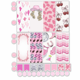COWGIRL PLANNER STICKER