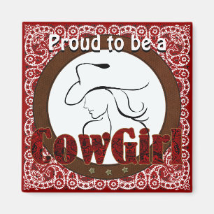 Cowgirl-Pride-Magnet Magnet