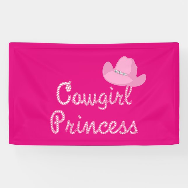 Cowgirl-Prinzessin Banner (Horizontal)