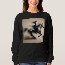 Cowgirl Reiten eines Pferdes, Western Cowgirl
