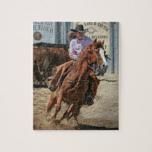 Cowgirl-Rodeo-Pferd Reiten Western-Sportarten